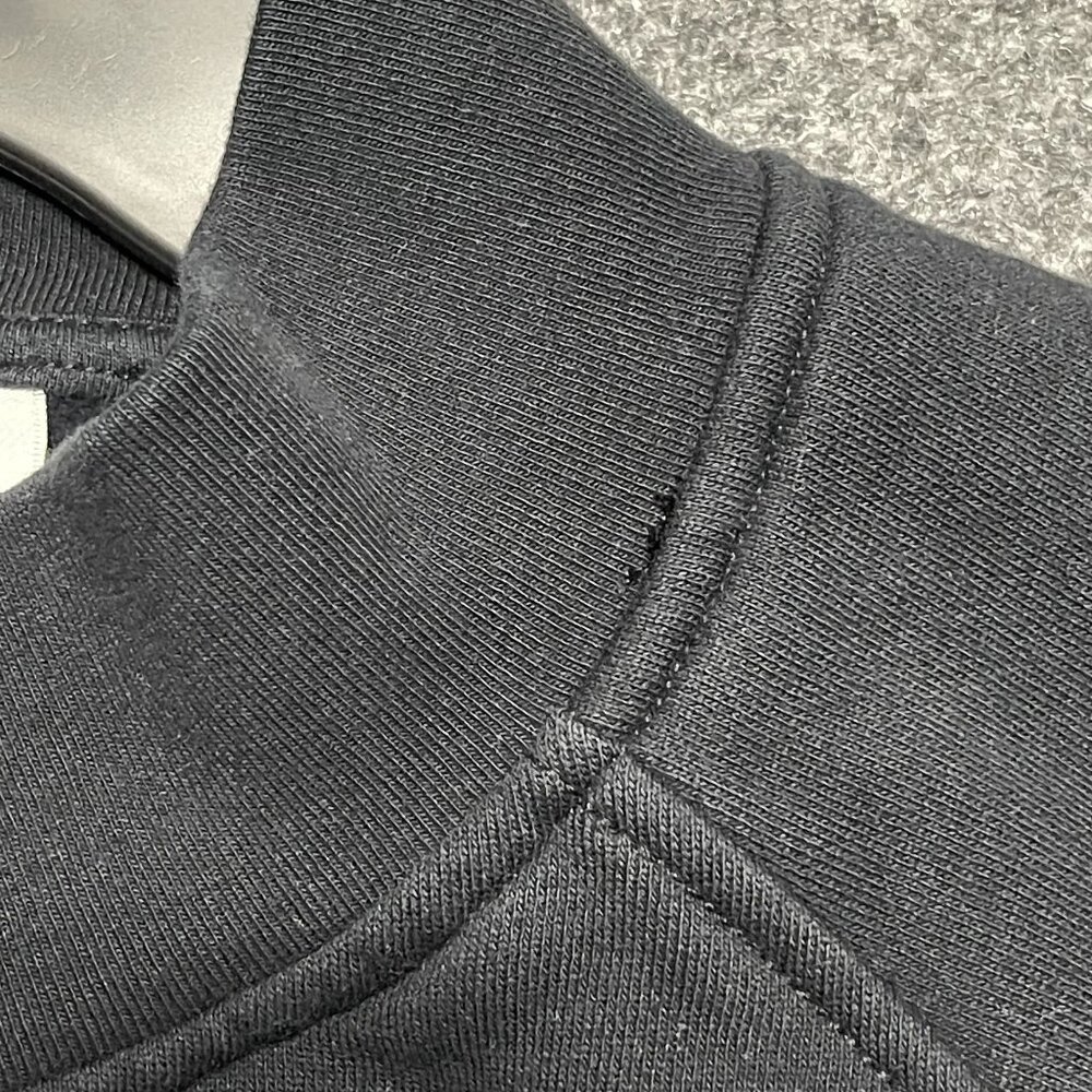 Teddy Fresh Black Crewneck Sweatshirt With Embroidered Patchwork Bear Design XL - Picture 8 of 8